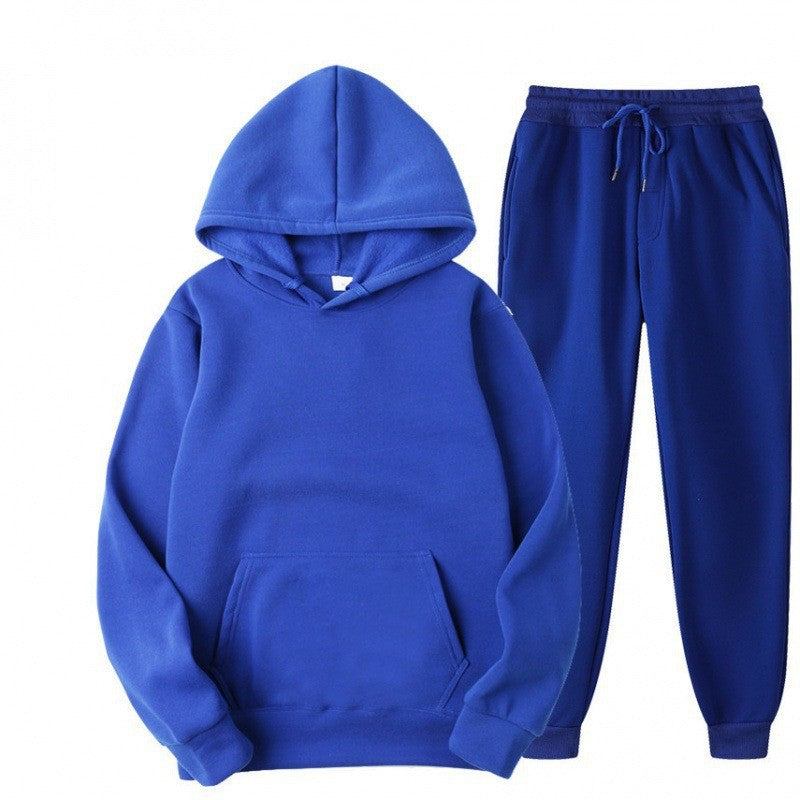 Mono Hooded Fleece-Lined Sweatshirt and Pants Set