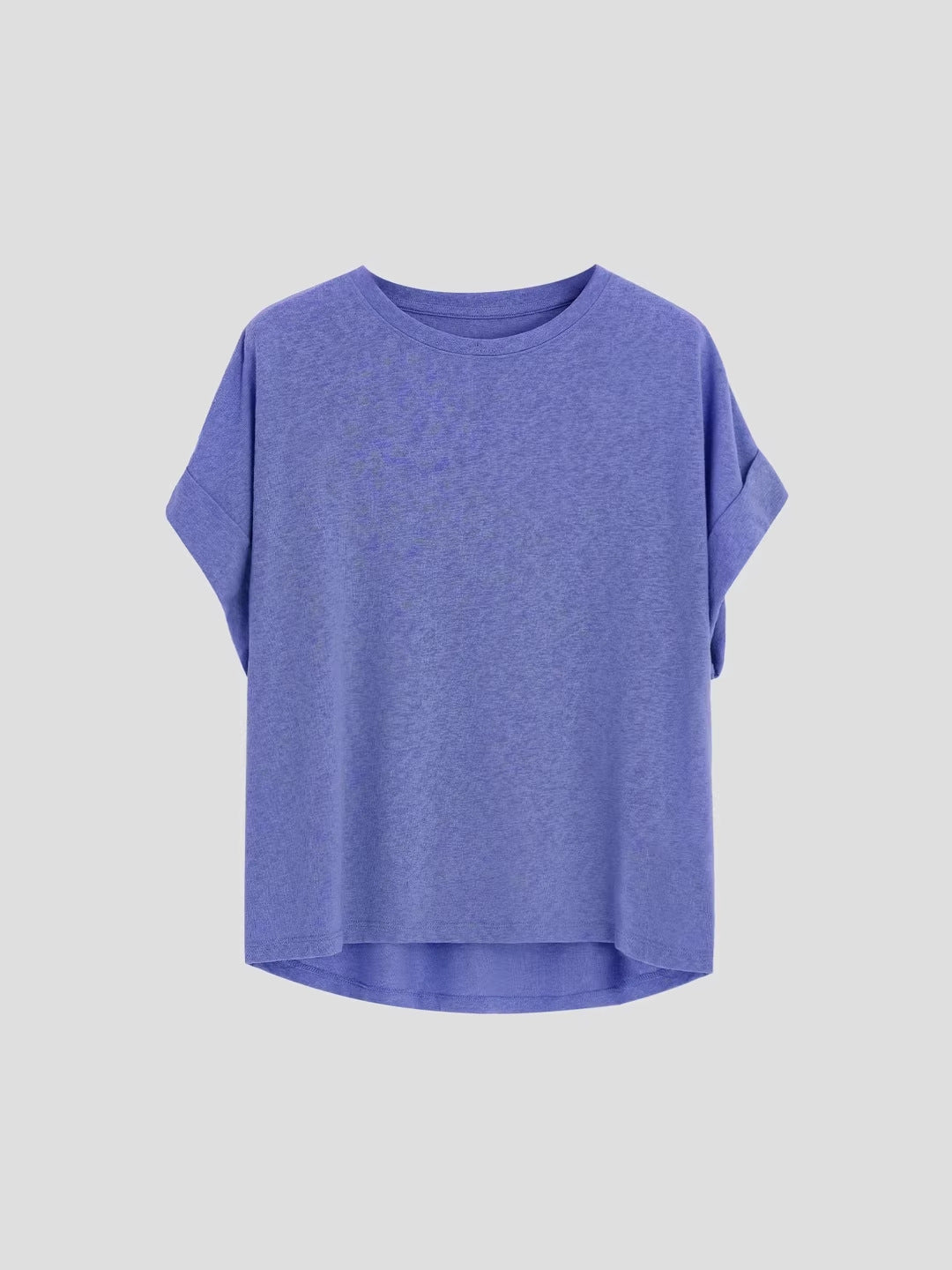 Mono Women's Cotton Linen Short Sleeve T-Shirt