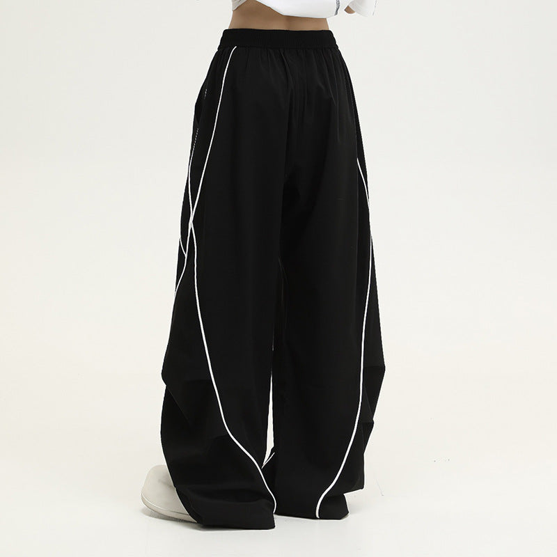 Mono Women patchwork wide-leg pants