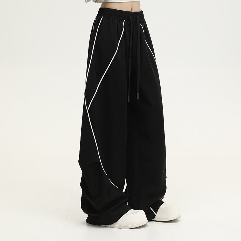 Mono Women patchwork wide-leg pants