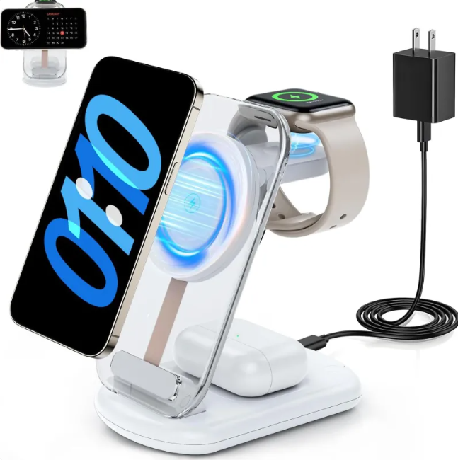 ClearFold 3-in-1 Magnetic Wireless Charger