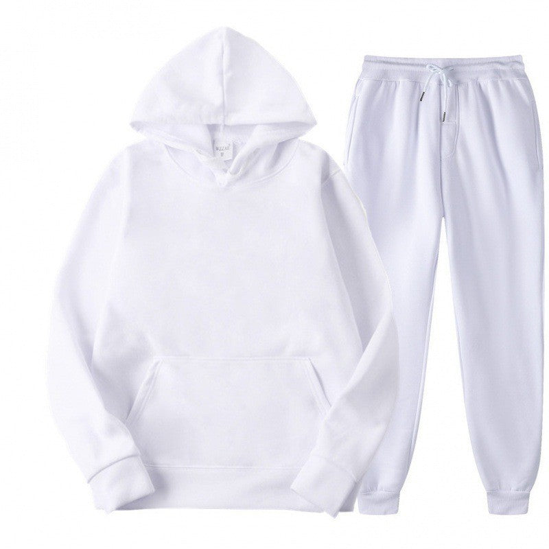 Mono Hooded Fleece-Lined Sweatshirt and Pants Set